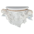 thumbnail image 2 of Angel Wall Shelf, Decoration Rack Resin  For Living Room Pure White Gold, 2 of 8