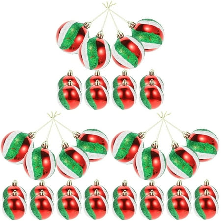 

NUOLUX 36 pcs Christmas Ball Pendants Xmas Ball Hanging Ornaments Xmas Decorations