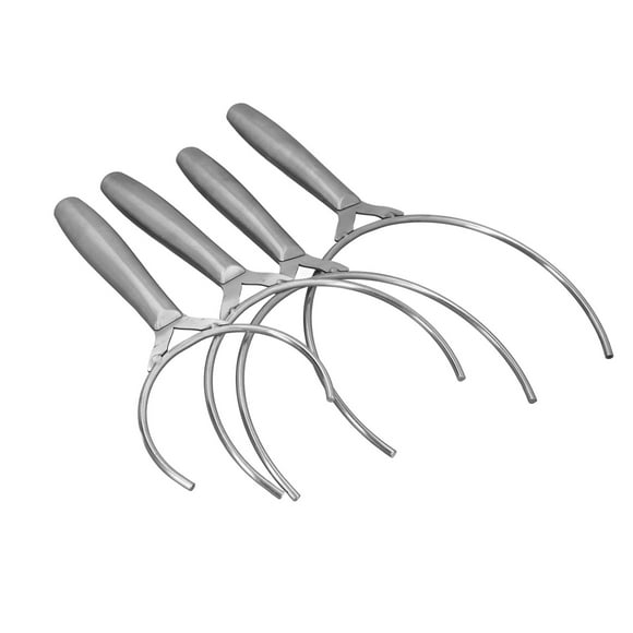 Stainless Steel Bowl Clip Holder, Hot Dish Plate Clip Morden High Temperature Resistant Anti Skid  for Kitchen