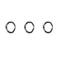thumbnail image 4 of Guardurnaity Pulseras a juego difusora de roca de negra elástica Energía única Accesorios delicados para mujeres Regalos para hombres Plata Type1 NO1, 4 of 6