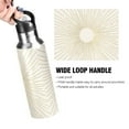 thumbnail image 4 of Yayeee 20oz Insulated Water Bottle Double Wall Stainless Steel with Flip Straw Lid, Sunshine, 4 of 7