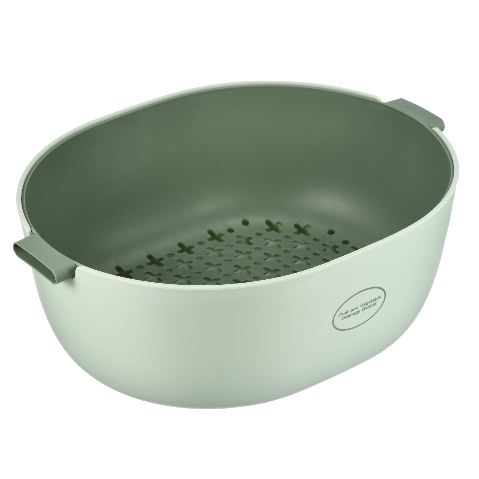 Uxcell Kitchen Colander Bowl Set, Plastic Washing Bowl Food Strainer