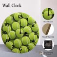 thumbnail image 4 of ZXCXRQFa Tennis Ball Wooden Silent Non-Ticking 10 Inch Round Clocks Battery Operated Analog for Living Room Kitchen Bedroom Bathroom Office Home School Decor, 4 of 7