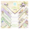 thumbnail image 2 of Wrapables 6x6 Decorative Single-Sided Scrapbook Paper for Arts & Crafts Projects, Scrapbooking, Card-Making, Lavender Floral Theme, 2 of 4