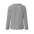 thumbnail image 3 of Aayomet Hoodies For Women Graphic Design Womens Casual Hoodies Long Sleeve Lightweight Pullover Tops Loose Sweatshirt with Pocket,Gray M, 3 of 4