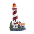 thumbnail image 1 of Figura de faro de resina, modelo de faro para hotel, oficina, dormitorio, recuerdo de fiesta. Rojo, 1 of 9