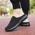 thumbnail image 4 of Dakaela Mules for Women Lightweight Slip on Sneakers Knit Mesh Open Back Walking Running Tennis Flats, 4 of 7