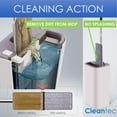 thumbnail image 3 of Cleantec Magic Flat Mop With Bucket System and 360 Degree Swivel Wand, Beige, 14x7x8.5 Inches, 3 of 7