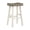 Coffee+White, variant on 2 Bar Stools with 2-Tone Finish / For Dining Room Use