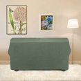 thumbnail image 4 of Easy-Going Jacquard Stretch Sofa Slipcover Non Slip Couch Cover, Loveseat Size, Greyish Green, 4 of 6