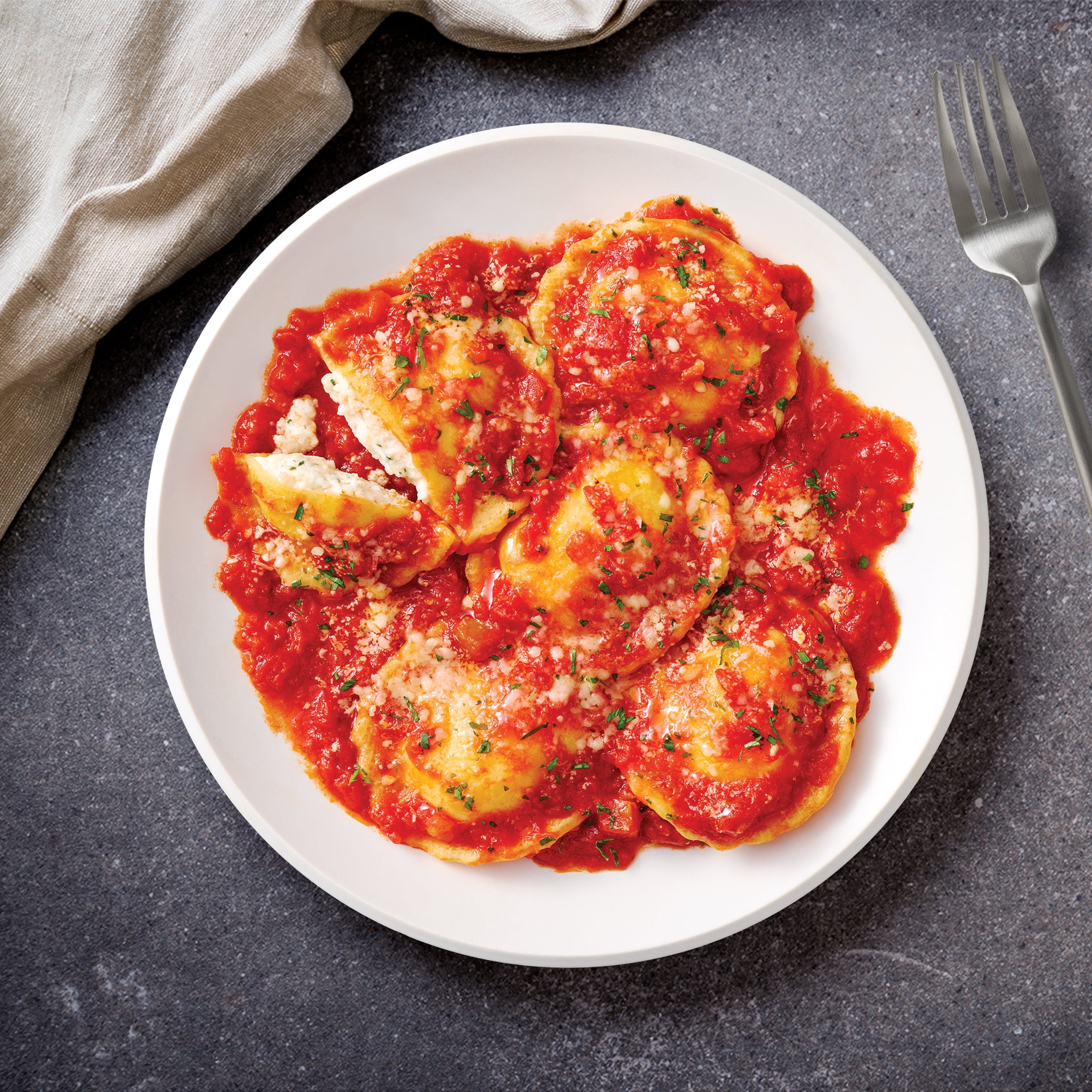 By Chef Ramsay Spicy Cheese Ravioli with Calabrian Chili Marinara Sauce, 9.15 oz (Frozen)