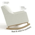 thumbnail image 5 of Storkcraft Pasadena Infant Nursery Rocker, Driftwood with Ivory Boucle, 5 of 8