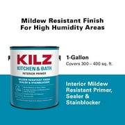 KILZ Kitchen & Bath Interior Mildew-Resistant Water-Based Primer ( 1-gallon )