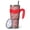 Red Christmas Patchwork, variant on 40oz Tumbler,Red Christmas Snowflake Pattern Insulated Tumblers with Removable Handle,Stainless Steel Double Vacuum Coffee Tumbler Cup with Straw for Home,Office,Travel,Party