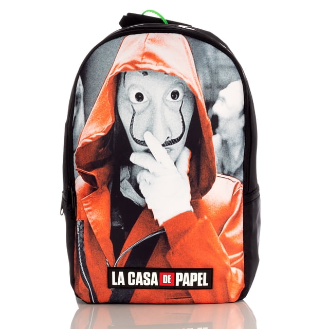 Mochila Netflix Color Negro Diseño Nylon