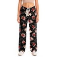 thumbnail image 6 of Trgacdwlo Women Halloween Pajama Pants Halloween Pumpkin Ghost Women's Pajama Bottoms Fall Elastic Waist Wide Leg Women's Sleep Pants, 6 of 8