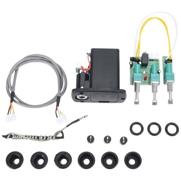 3 Band Acoustic Classical Guitar Equalizer Guitarra EQ Preamp Concise Tone Volume Adjustable Violao Pickup