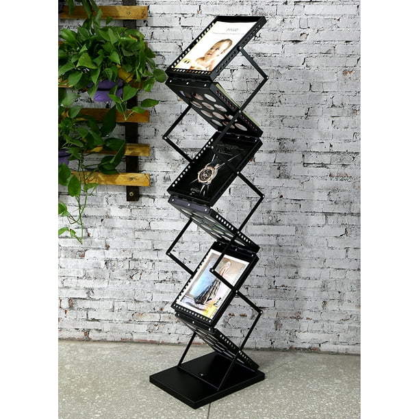 Portable Folding Display Magazine Brochure Catalog Literature Display