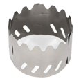 thumbnail image 3 of Support de Poêle à Alcool en Titane 2-en-1 Portable pour l'Extérieur Pare-Brise Ultraléger Poêle de Camping Pare-Brise Randonnée Sac à Dos Batterie de Cuisine Blanc, 3 of 5