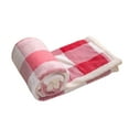 thumbnail image 2 of DAMAI Sherpa Fleece Blanket - Watermelon Red and White Buffalo Plaid Christmas Blanket, 50" x 60" Double Layer Lamb Wool Blanket, Super Soft Cozy Warm Thick Winter Throw Blankets for Couch and Bed, 2 of 4