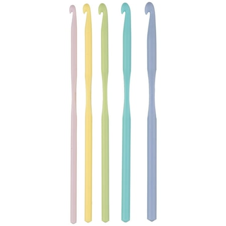 Bates Crochet Hook Set - Boye Plastic Crochet Hook Set, 5 Piece