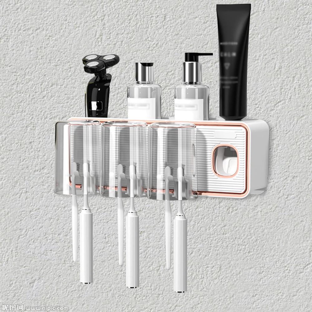 PANOEGSN Toothbrush Holders For Bathrooms Toothbrush Holder Wall