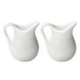 thumbnail image 1 of 2 Pcs Pichet à Sauce en Porcelaine Mini Pichet à Lait Blanc Mini Accessoires de Cuisine, 1 of 7
