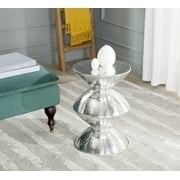 Safavieh Guildsman Contemporary Metal Table Stool, Silver
