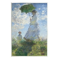 Stupell Industries Woman with a Parasol Classic Claude Monet Painting Painting Unframed Art Print Wall Art, Design by one1000paintings