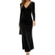 thumbnail image 1 of Guardurnaity Vestido ajustado de manga larga clásico y elegante de poliéster para mujer Vestido ajustado elegante de manga larga Vestidos Negro METRO, 1 of 6