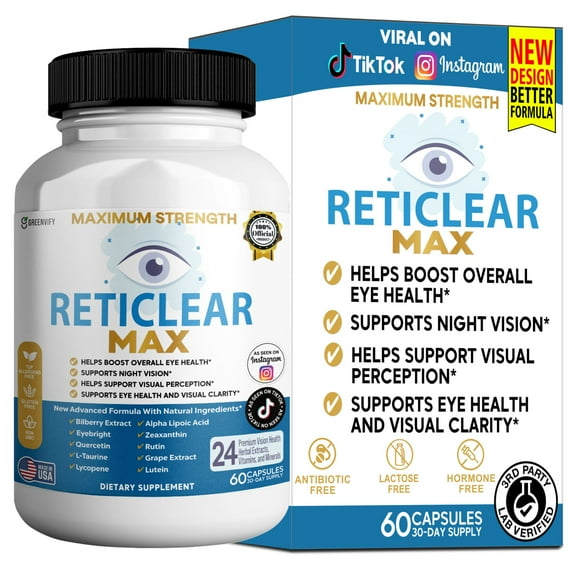GreenVify Reticlear Max – Eye Wellness & Visual Support Formula