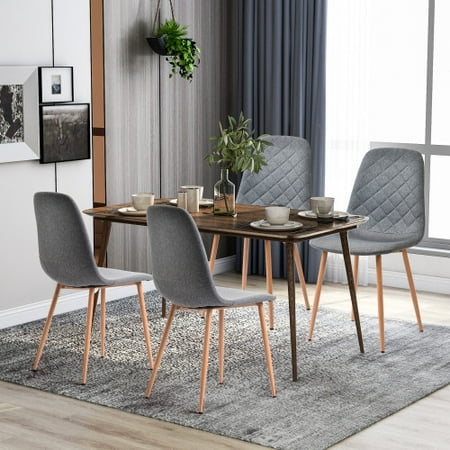 Now For The Leather Dining Chairs, Grey Dining Room Chairs Set Of 4