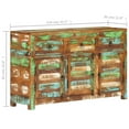 thumbnail image 4 of vidaXL Sideboard 110x30x65 cm Solid Wood Reclaimed, 4 of 5