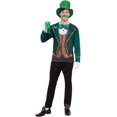 thumbnail image 2 of Costume Forum - Camiseta estampada en 3D para hombre, color verde y dorado, talla M, 2 of 5