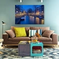 thumbnail image 3 of IDEA4WALL Landscape Canvas Wall Art Italy City Canvas Prints Modern Home Wall Decor, 32"x48", 3 of 5