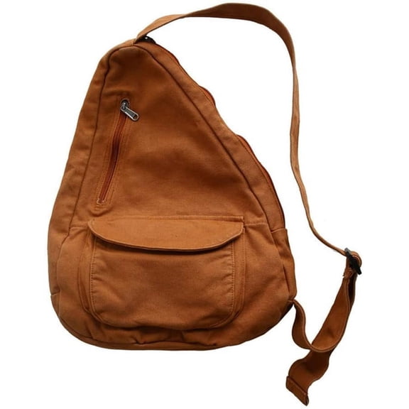 Canvas Sling Bag Backpack, Crossbody Shoulder Chest Bag with Adjustable Strap for Men Women Travel Hiking