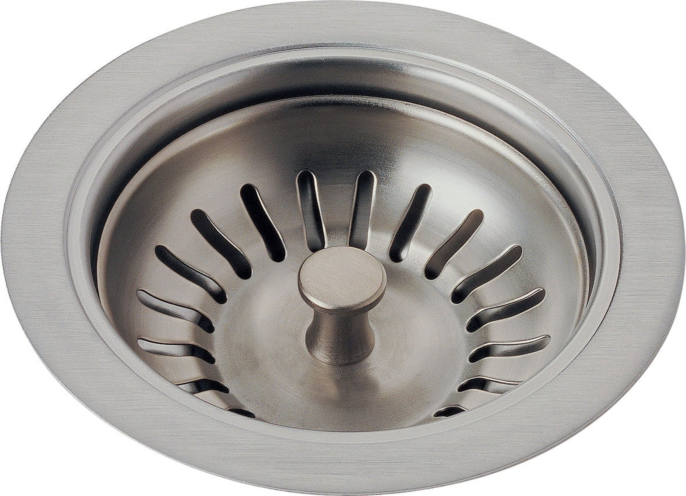 Delta 72010 Basket Strainer Flange For Standard Kitchen Sink Drain Openings - Chrome - image 4 of 7