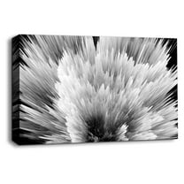 wall26 Canvas Wall Art Black and White Energy Wave Pictures Home Wall Decorations for Bedroom Living Room Paintings Canvas Prints Framed - 32x48 inches