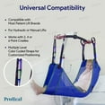 thumbnail image 3 of Proheal Full Body Solid Fabric Polyester Lift Sling (XL) 56"L x 43" - Universal Sling for Patient Lifts, 3 of 8