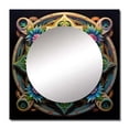 thumbnail image 2 of Designart "Ancient Colorful Mandala Magical Heritage I" Boho Mandala Square Mirror Wall Decor Traditional - Large Pink Square Bathroom Mirror - Square Printed Wall Mirror Art, 2 of 5