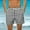 Black, variant on Men's Fashion Plaid Swim Trunks Quick Dry Drawstring Elastic Waist Beach Swimming Shorts with Pockets