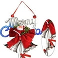 thumbnail image 3 of Campanas decorativas para fiestas navideñas, adornos colgantes para puertas de casa, decoración navideña, 3 of 5