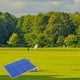 thumbnail image 5 of Cojín plegable para exteriores | Almohadilla ligera y portátil para picnic con relleno de algodón perlado de alta resiliencia | Base plateada resistente al agua | Asiento compacto para parques,, 5 of 6