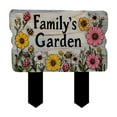 thumbnail image 1 of Wooden Garden Welcome Sign Stake For Home Garden Outdoor Courtyard Flower Pot Decorations, 1 of 4