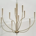 thumbnail image 3 of 10 Light Chandelier In Modern Style-42.75 Inches Tall And 40 Inches Wide-Aged Brass Finish    -Traditional Installation Capital Lighting 445901Ad, 3 of 10