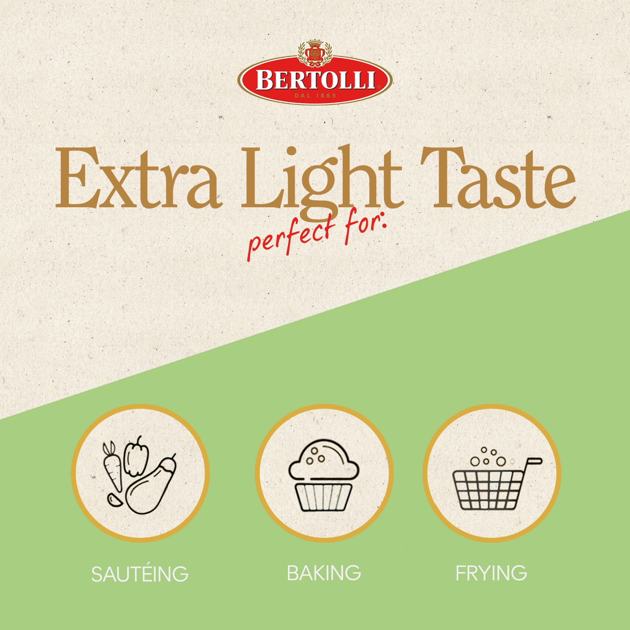 (4 pack) Bertolli Olive Oil, Extra Light Taste, 25.4 oz