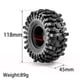 thumbnail image 2 of 4 Uds. NeumáTicos de Goma de 118Mm 1,9 para Coche Trepador de Control Remoto 1/10 TRX4 D90 Axial SCX10 II III Redcat, 2 of 5