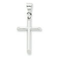 thumbnail image 1 of 14K White Gold Hollow Cross Pendant, 1 of 2