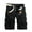 Black, variant on Zpanxa Mens Shorts Clearance, Men's Casual Pure Color Outdoors Pocket Beach Work Trouser Cargo Shorts Pant Beige 36