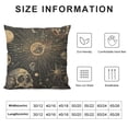 thumbnail image 5 of Qinduosi Set of Moon Phases Throw Pillow Cover Inch, Decor Linen Cushion Cover for Sofa Couch Bed White, 5 of 5